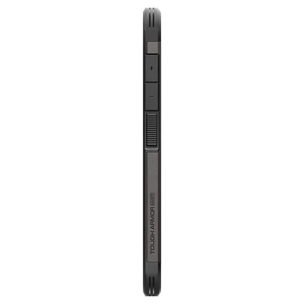 Spigen Spigen Galaxy S25 Skal MagSafe Tough Armor Gunmetal - Teknikhallen.se