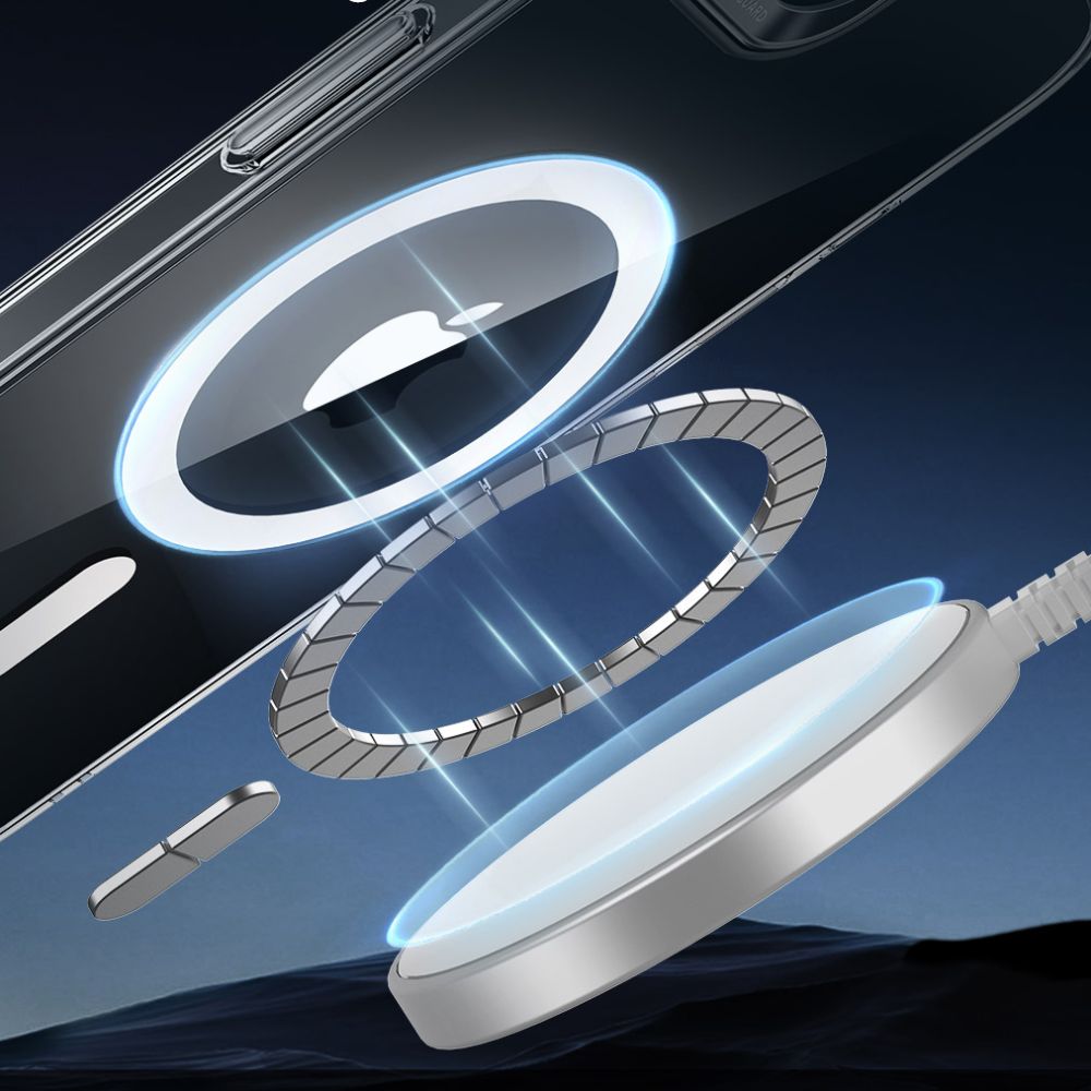 ESR ESR iPhone 16e Skal MagSafe CH HaloLock Transparent - Teknikhallen.se