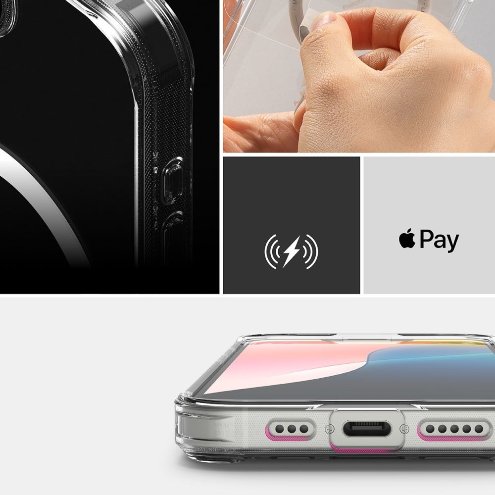 Ringke Ringke iPhone 16e Skal MagSafe Fusion Transparent - Teknikhallen.se