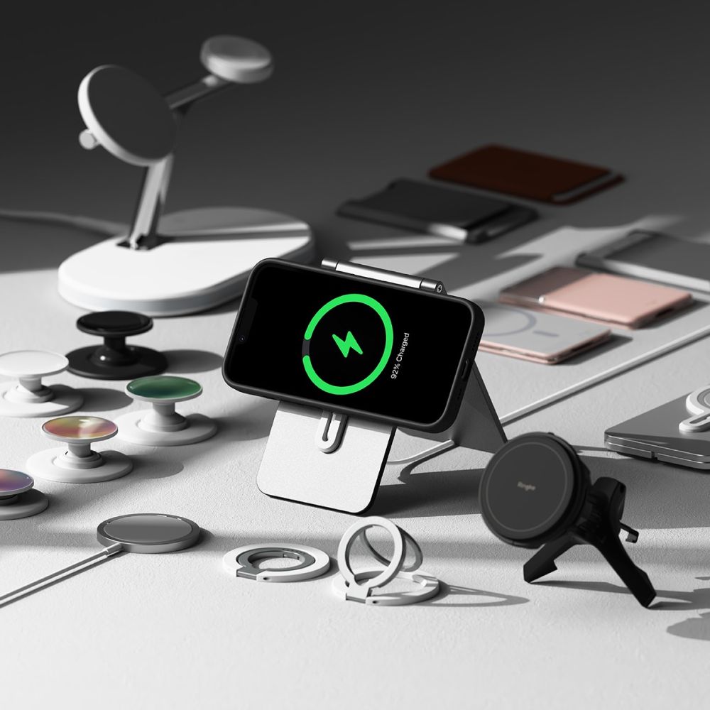 Ringke Ringke iPhone 16e Skal MagSafe Silikon Svart - Teknikhallen.se