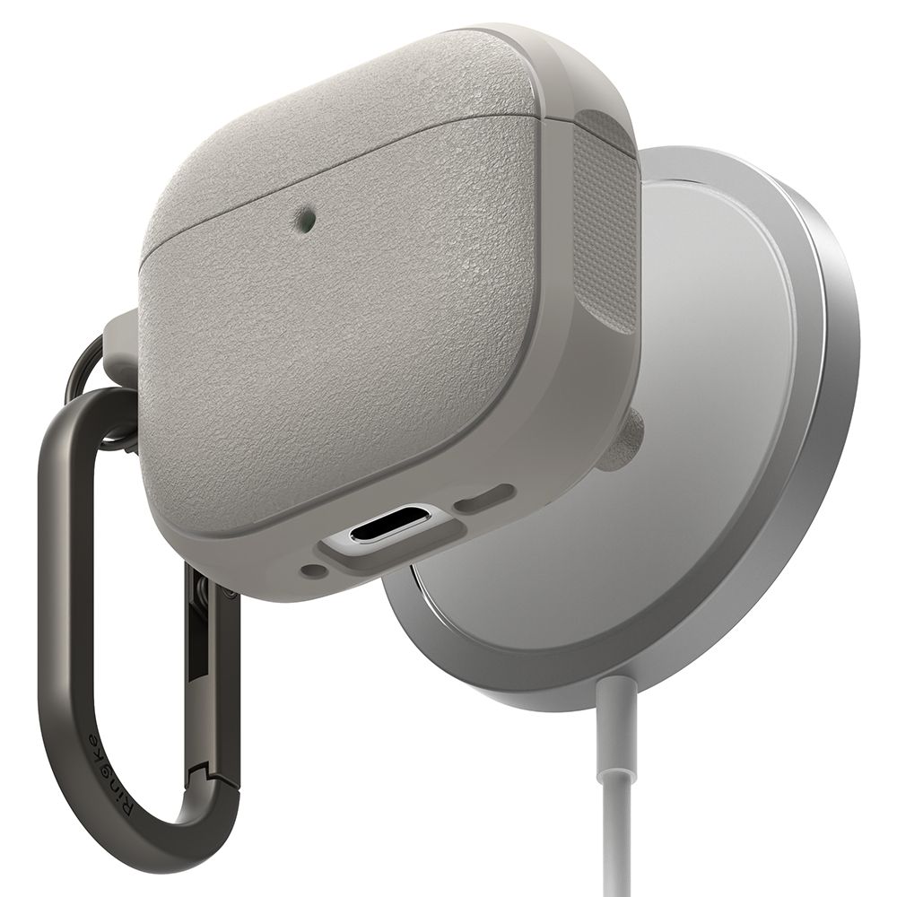 Ringke Ringke AirPods 4 Skal MagSafe Onyx Warm Grey - Teknikhallen.se