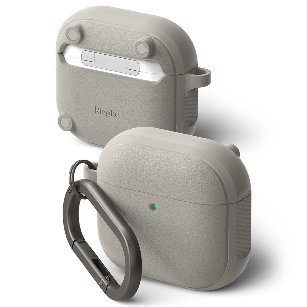 Ringke Ringke AirPods 4 Skal MagSafe Onyx Warm Grey - Teknikhallen.se