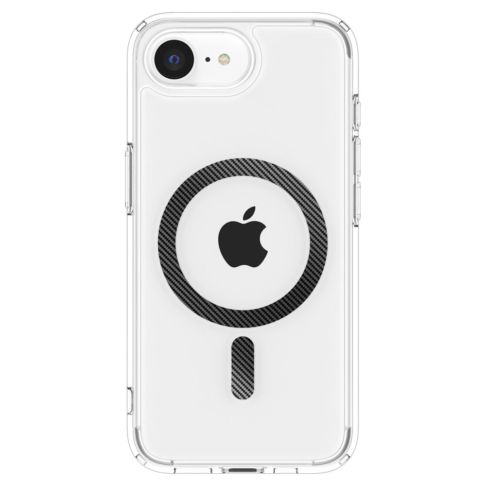 Spigen Spigen iPhone 16e Skal MagSafe Mag Ultra Hybrid Carbon Fiber - Teknikhallen.se