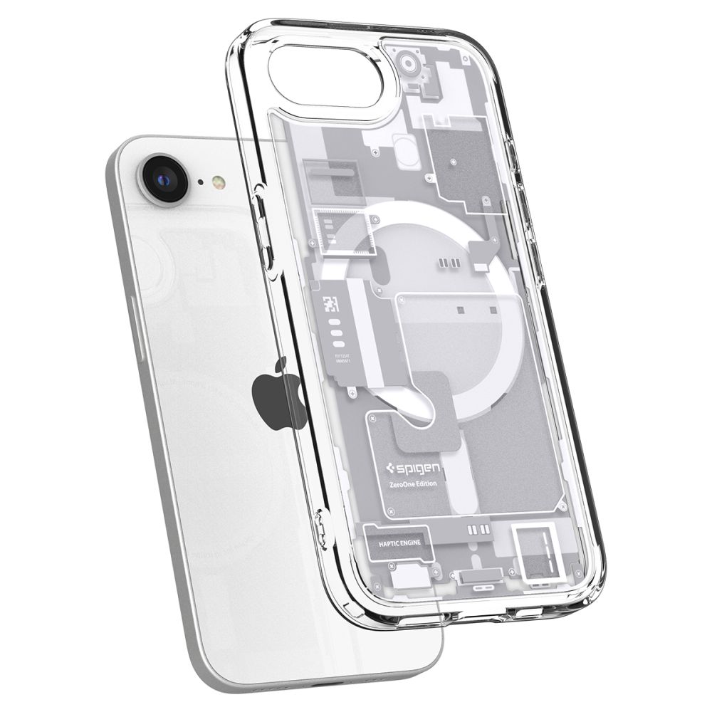 Spigen Spigen iPhone 16e Skal MagSafe Ultra Hybrid Zero One Vit - Teknikhallen.se