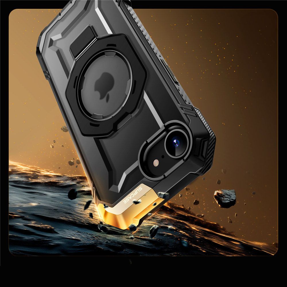 Supcase Supcase iPhone 16e Skal MagSafe UB Grip Svart - Teknikhallen.se
