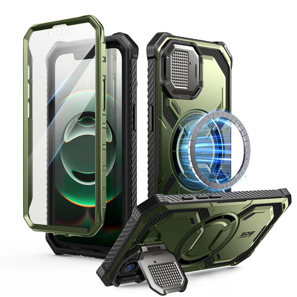 Supcase Supcase iPhone 16e Skal MagSafe Iblsn ArmorBox Guldan - Teknikhallen.se