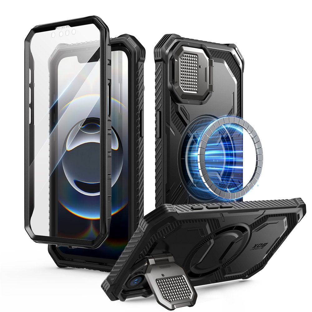 Supcase Supcase iPhone 16e Skal MagSafe Iblsn ArmorBox Svart - Teknikhallen.se