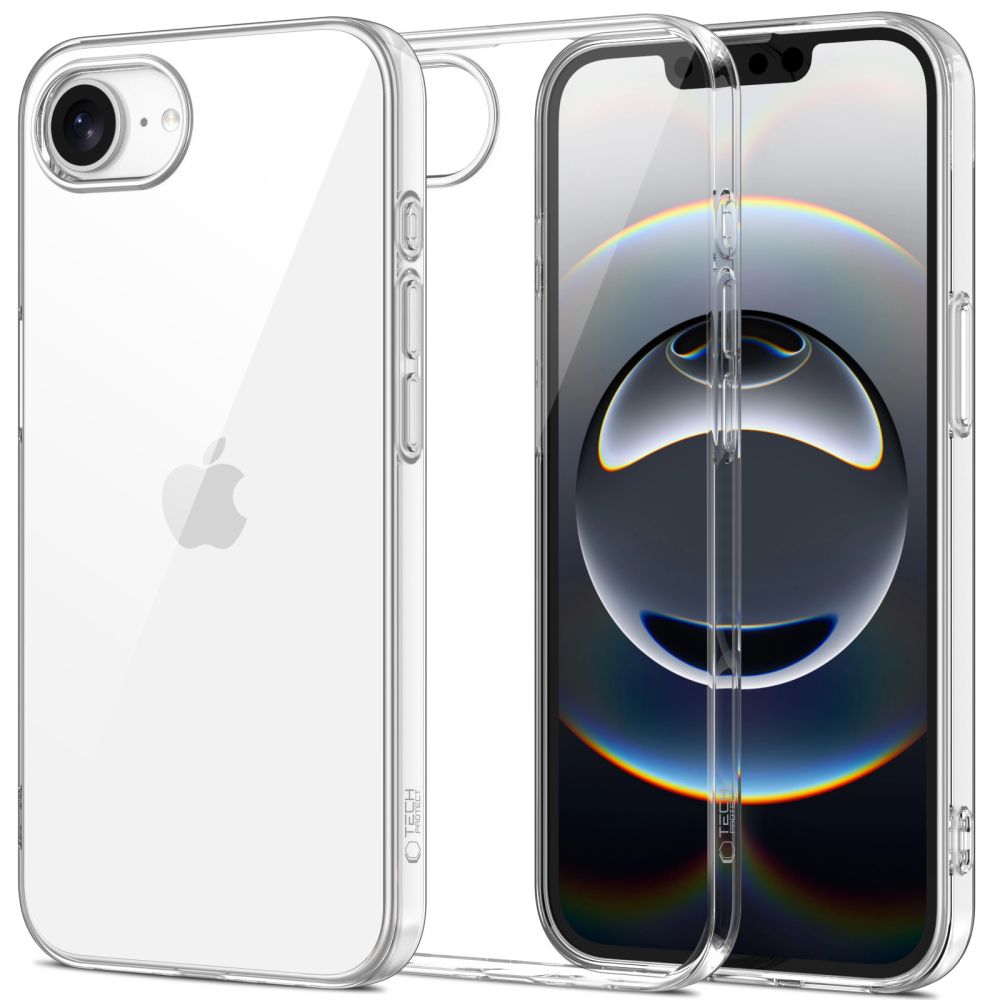 Tech-Protect Tech-Protect iPhone 16e Skal FlexAir Transparent - Teknikhallen.se