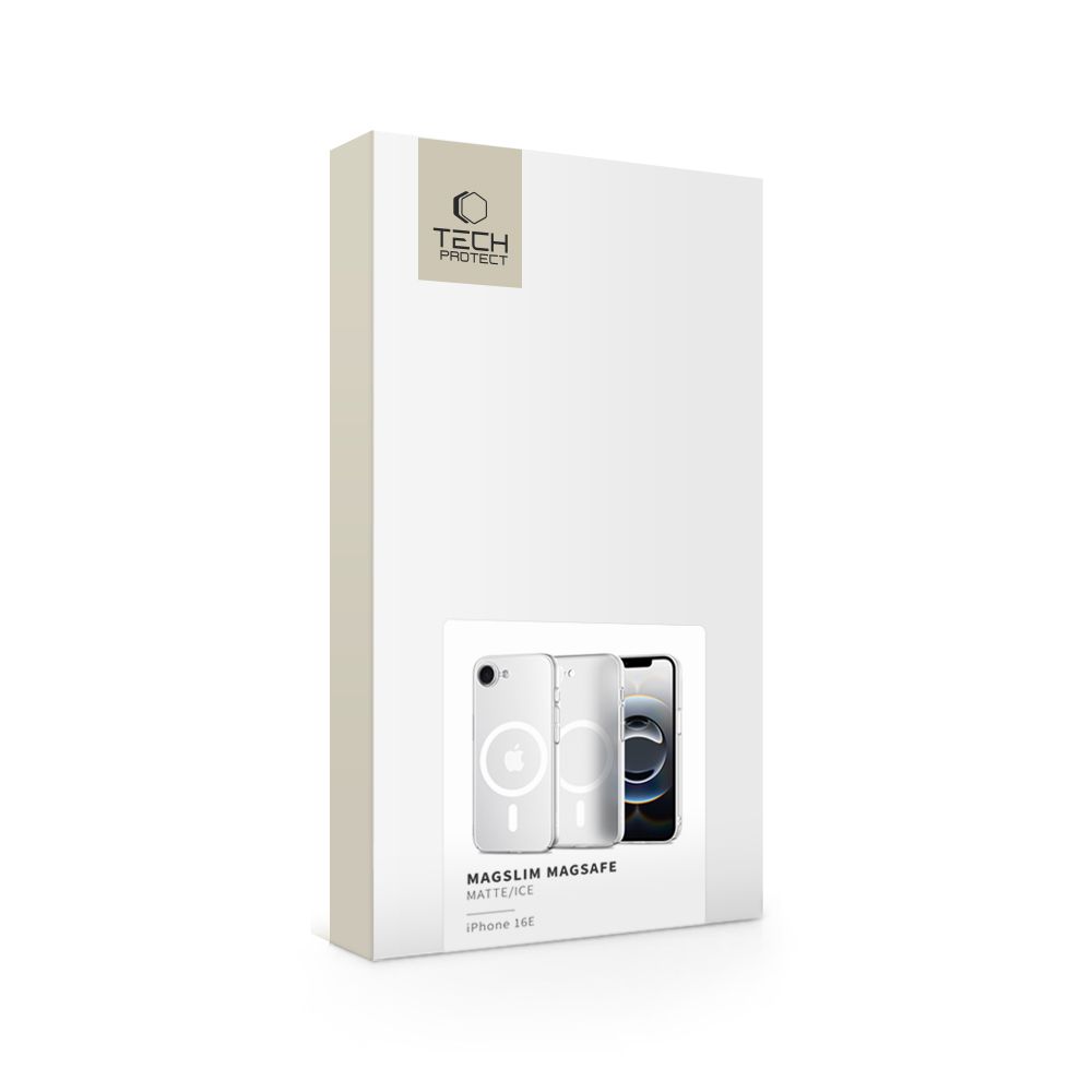 Tech-Protect Tech-Protect iPhone 16e Skal MagSafe MagSlim Matte Ice - Teknikhallen.se