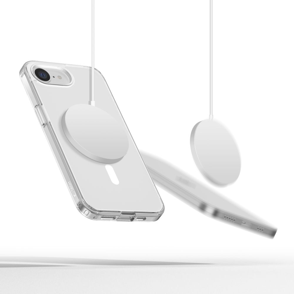 Tech-Protect Tech-Protect iPhone 16e Skal MagSafe FlexAir Hybrid Transparent - Teknikhallen.se