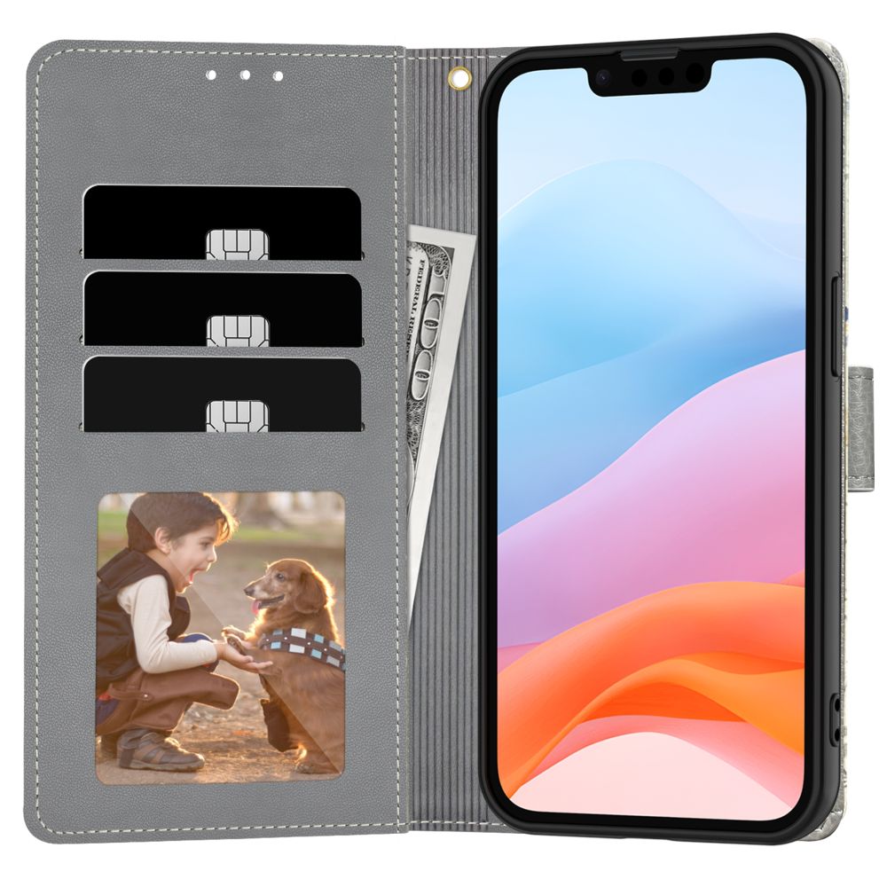 Tech-Protect Tech-Protect iPhone 16e Fodral Läder Spring Flowers - Teknikhallen.se