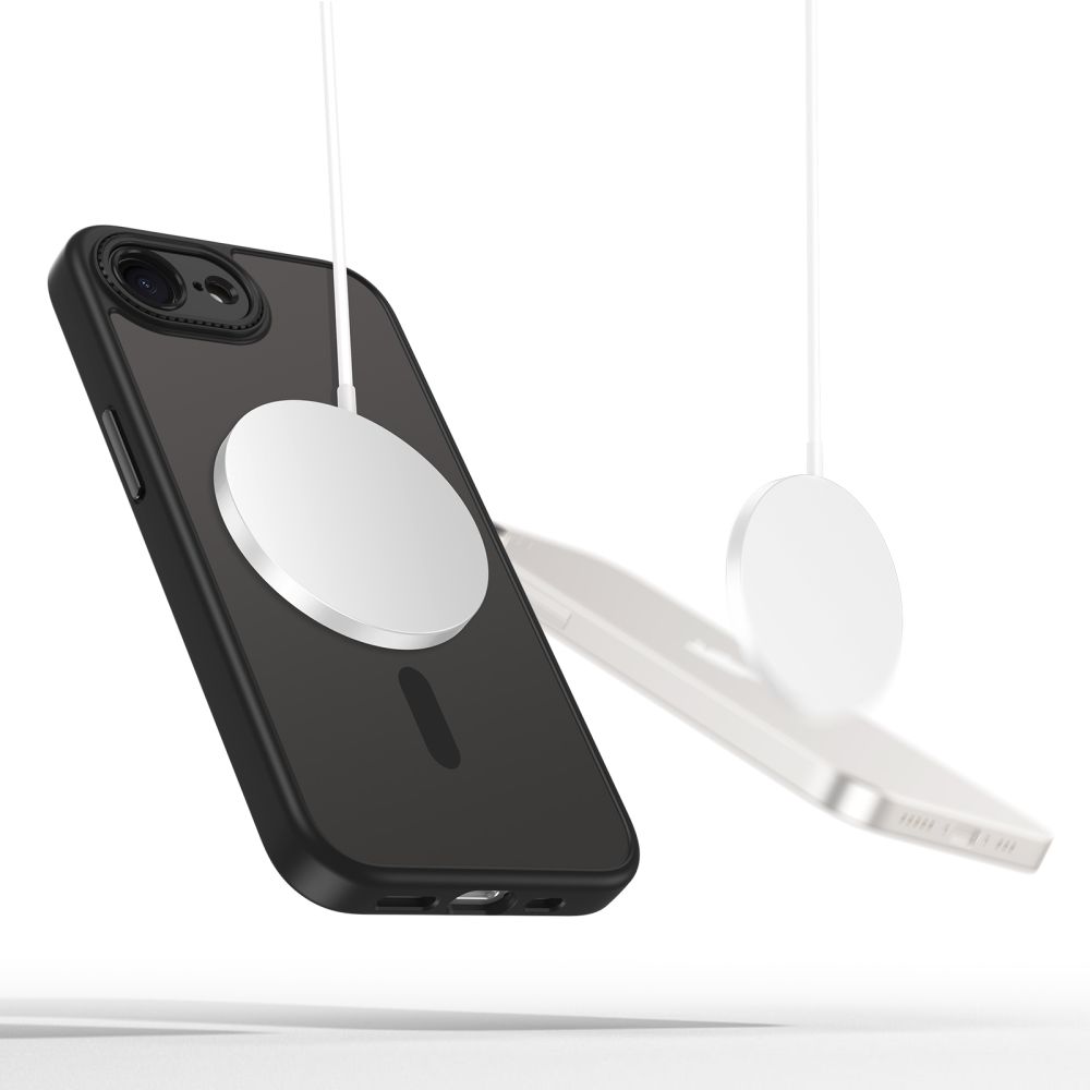 Tech-Protect Tech-Protect iPhone 16e Skal MagSafe MagCam Matt Svart - Teknikhallen.se
