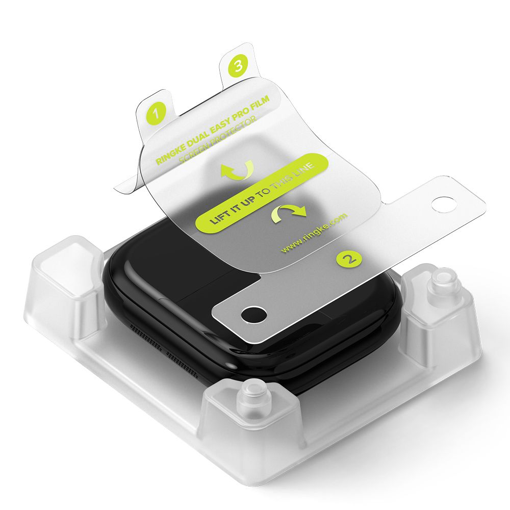 Ringke Ringke Apple Watch 10 42 mm 2-PACK Skärmskydd DualEasy - Teknikhallen.se