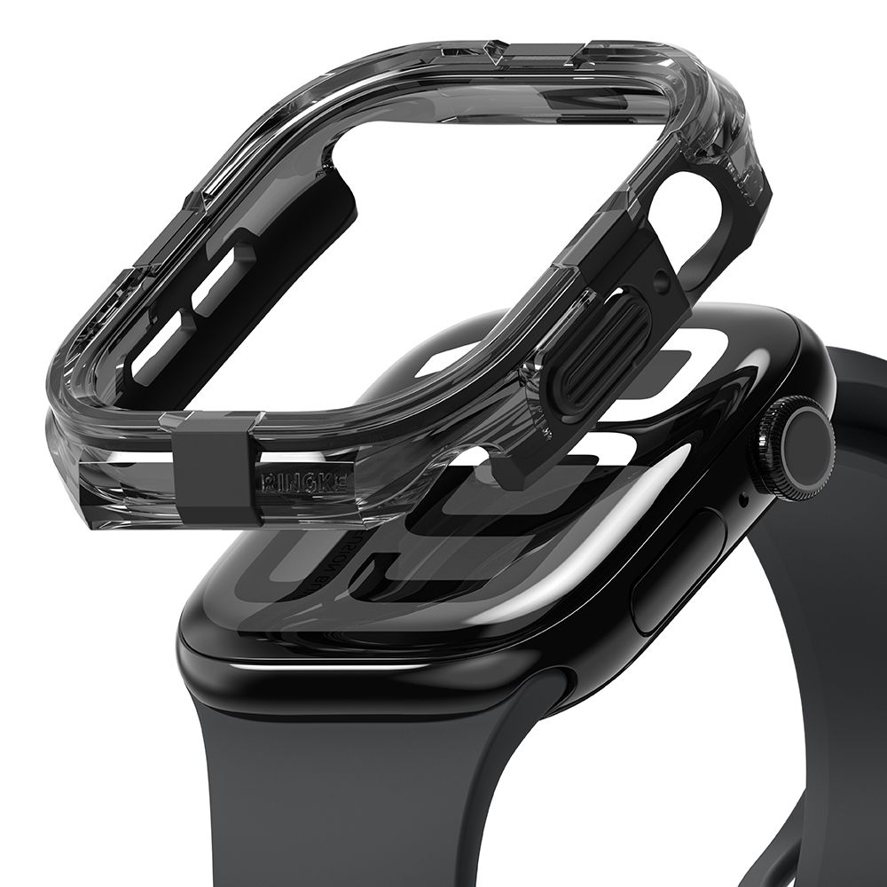Ringke Ringke Apple Watch 10 46 mm Skal Fusion Bumper Svart - Teknikhallen.se