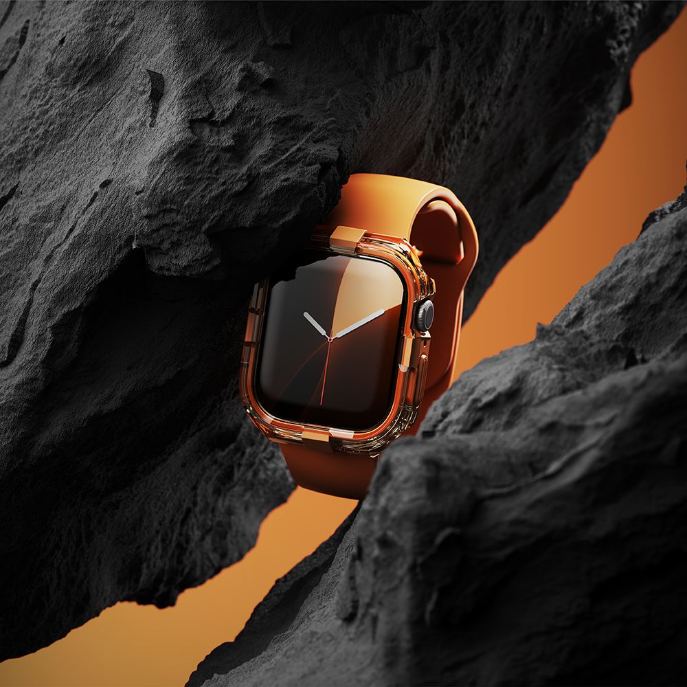 Ringke Ringke Apple Watch 10 46 mm Skal Fusion Bumper Svart - Teknikhallen.se