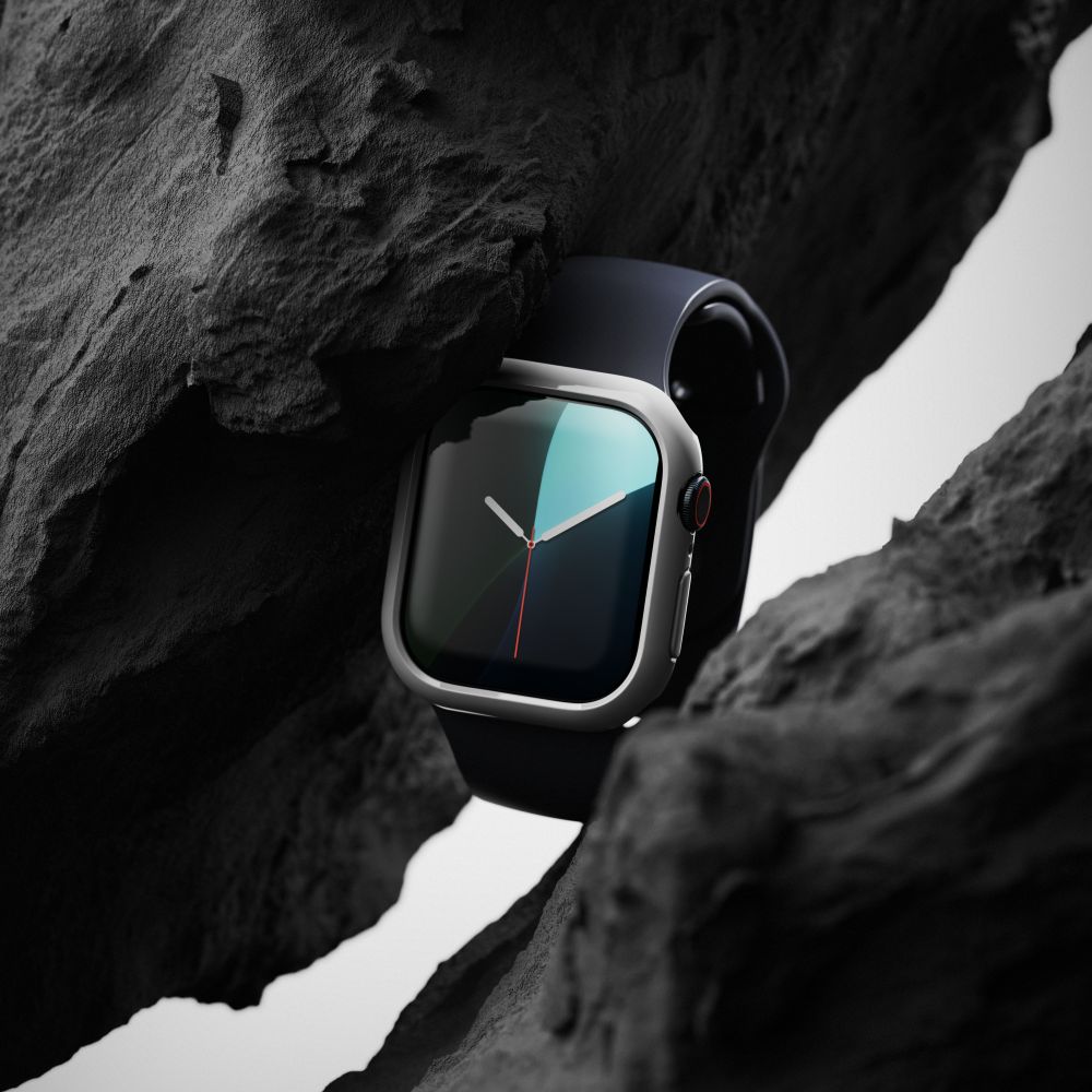 Ringke Ringke Apple Watch 10 46 mm 2-PACK Skal Slim Transparent/Svart - Teknikhallen.se