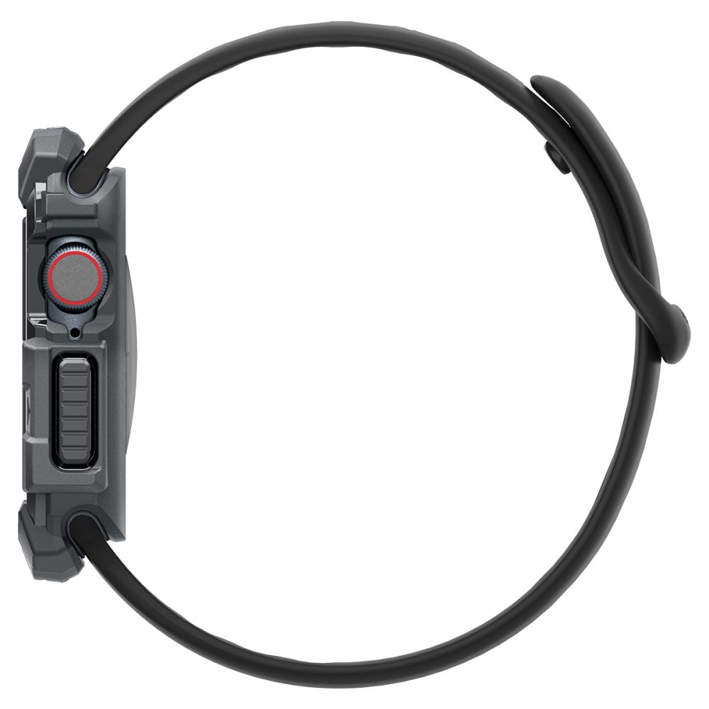 Spigen Spigen Apple Watch 11/10 46 mm Skal Rugged Armor Mörk Grå - Teknikhallen.se