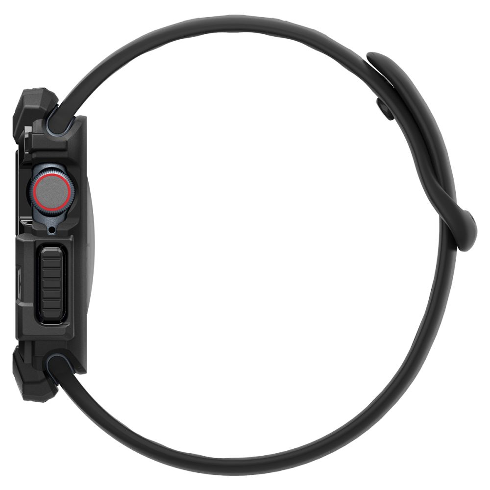 Spigen Spigen Apple Watch 11/10 46 mm Skal Rugged Armor Matt Svart - Teknikhallen.se
