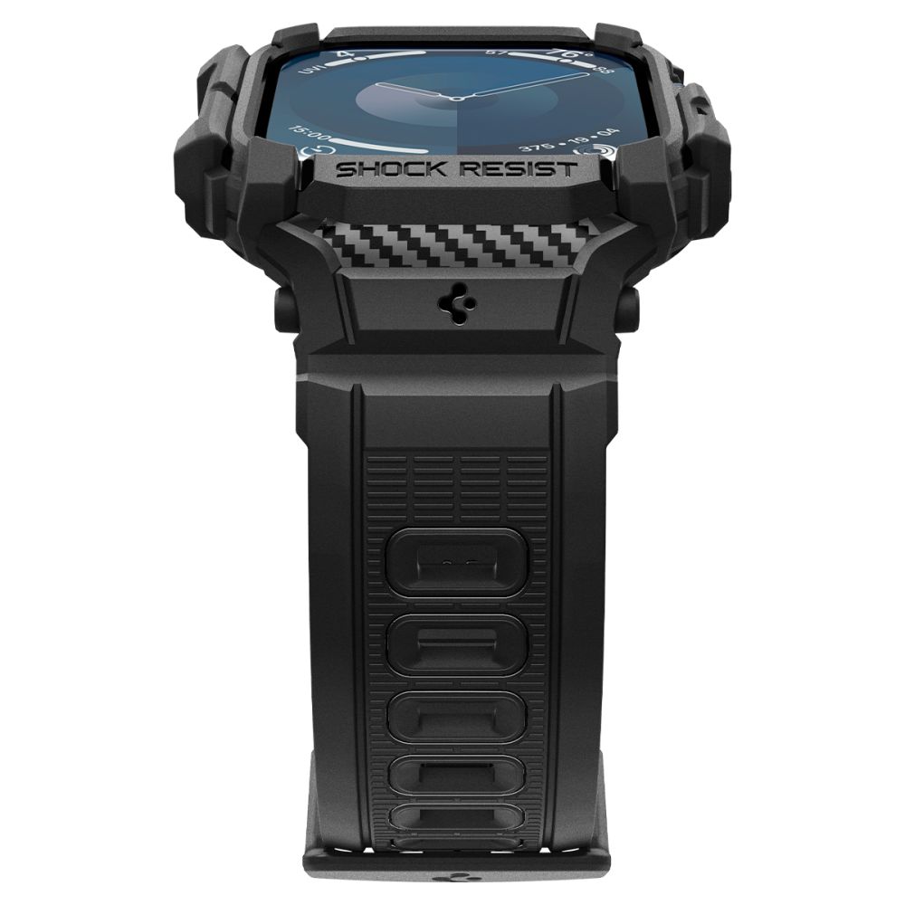 Spigen Spigen Apple Watch 11/10 46 mm Skal Rugged Armor 'Pro' Svart - Teknikhallen.se