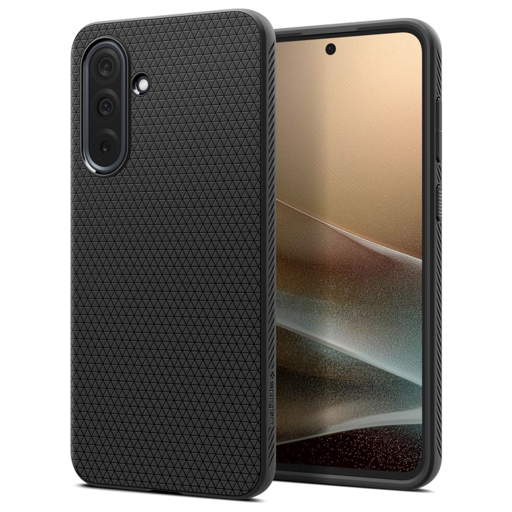 Spigen Spigen Samsung Galaxy A36 5G Skal Liquid Air Matt Svart - Teknikhallen.se