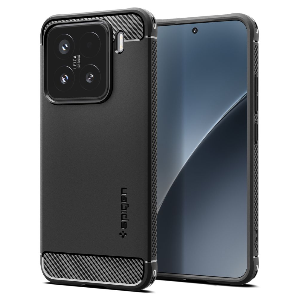 Spigen Spigen Xiaomi 15 Skal Rugged Armor Matt Svart - Teknikhallen.se