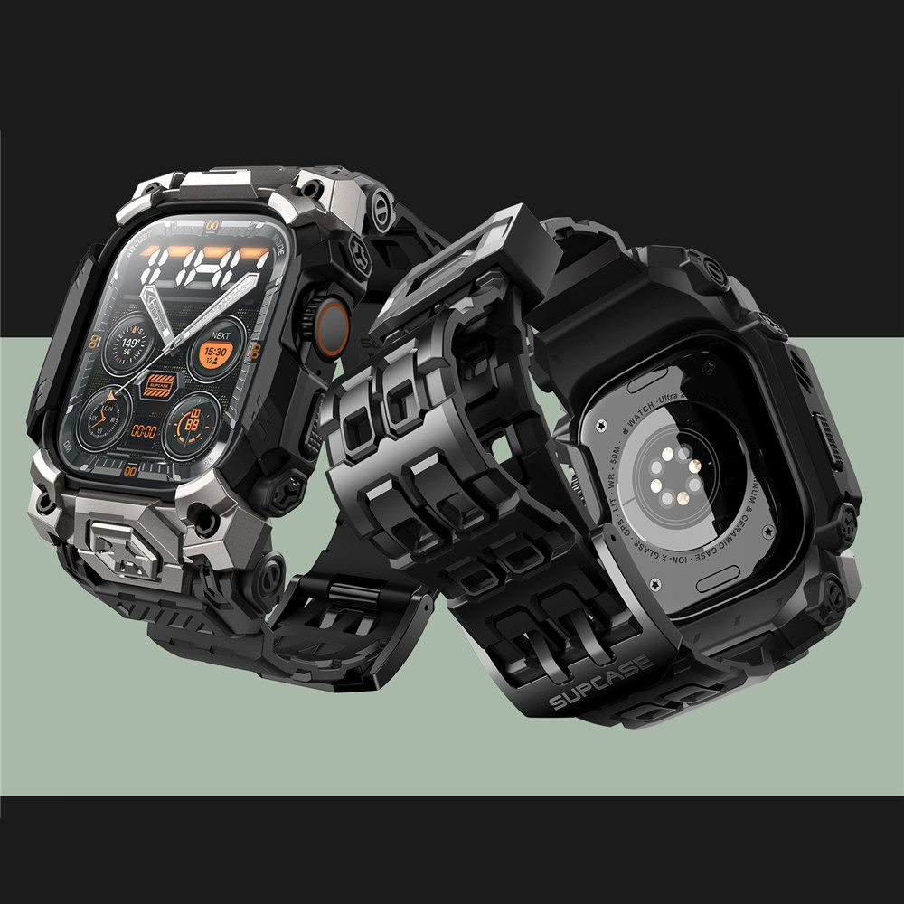 Supcase Supcase Apple Watch Ultra 49 mm Armband OB Ore Svart - Teknikhallen.se