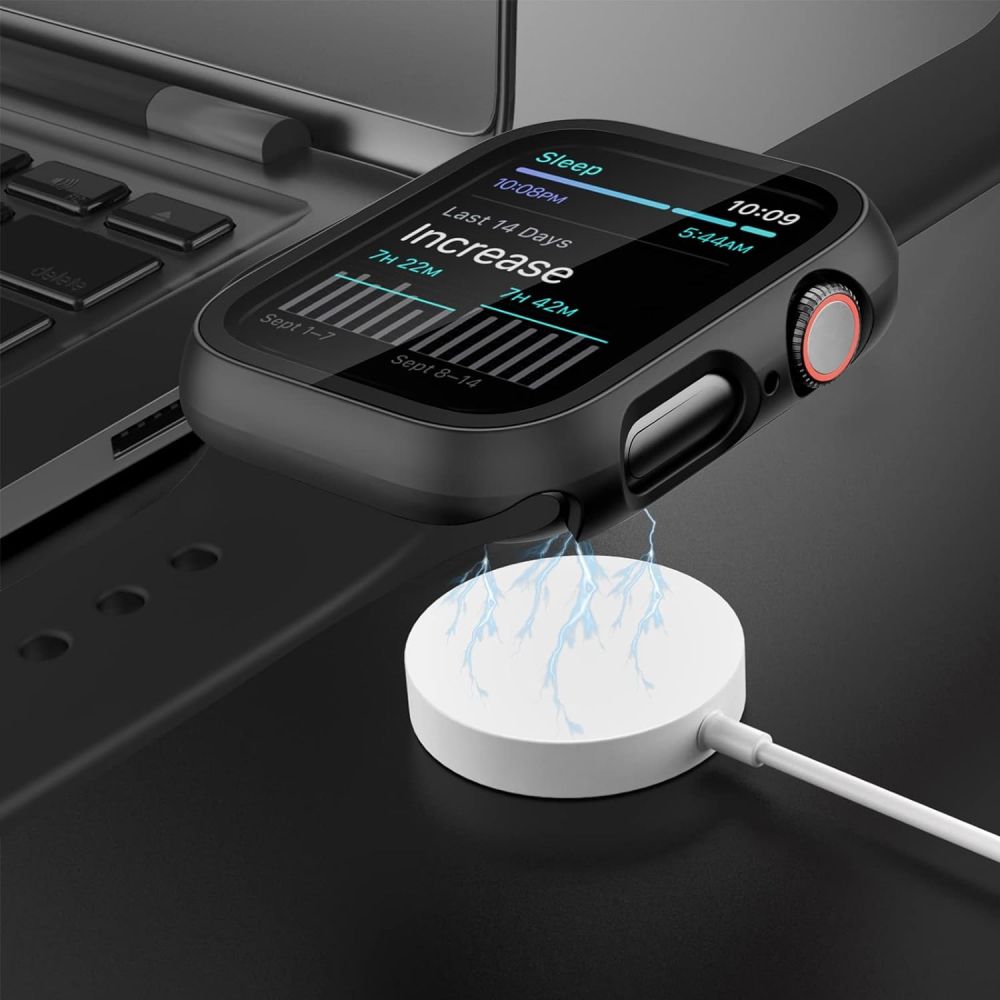 Tech-Protect Tech-Protect Apple Watch 10 46 mm Skal 360 Defense Svart - Teknikhallen.se