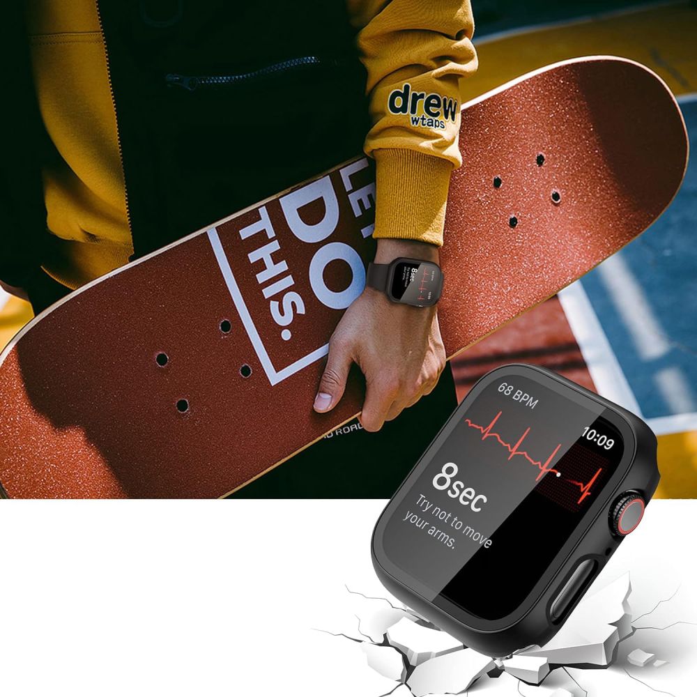 Tech-Protect Tech-Protect Apple Watch 10 46 mm Skal 360 Defense Svart - Teknikhallen.se