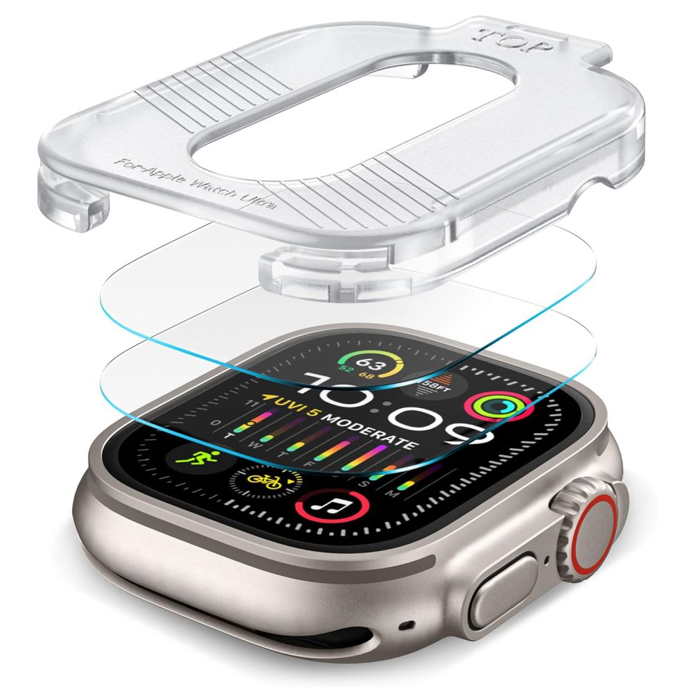 Tech-Protect Tech-Protect Apple Watch Ultra 49 mm 2-PACK Skärmskydd Supreme - Teknikhallen.se