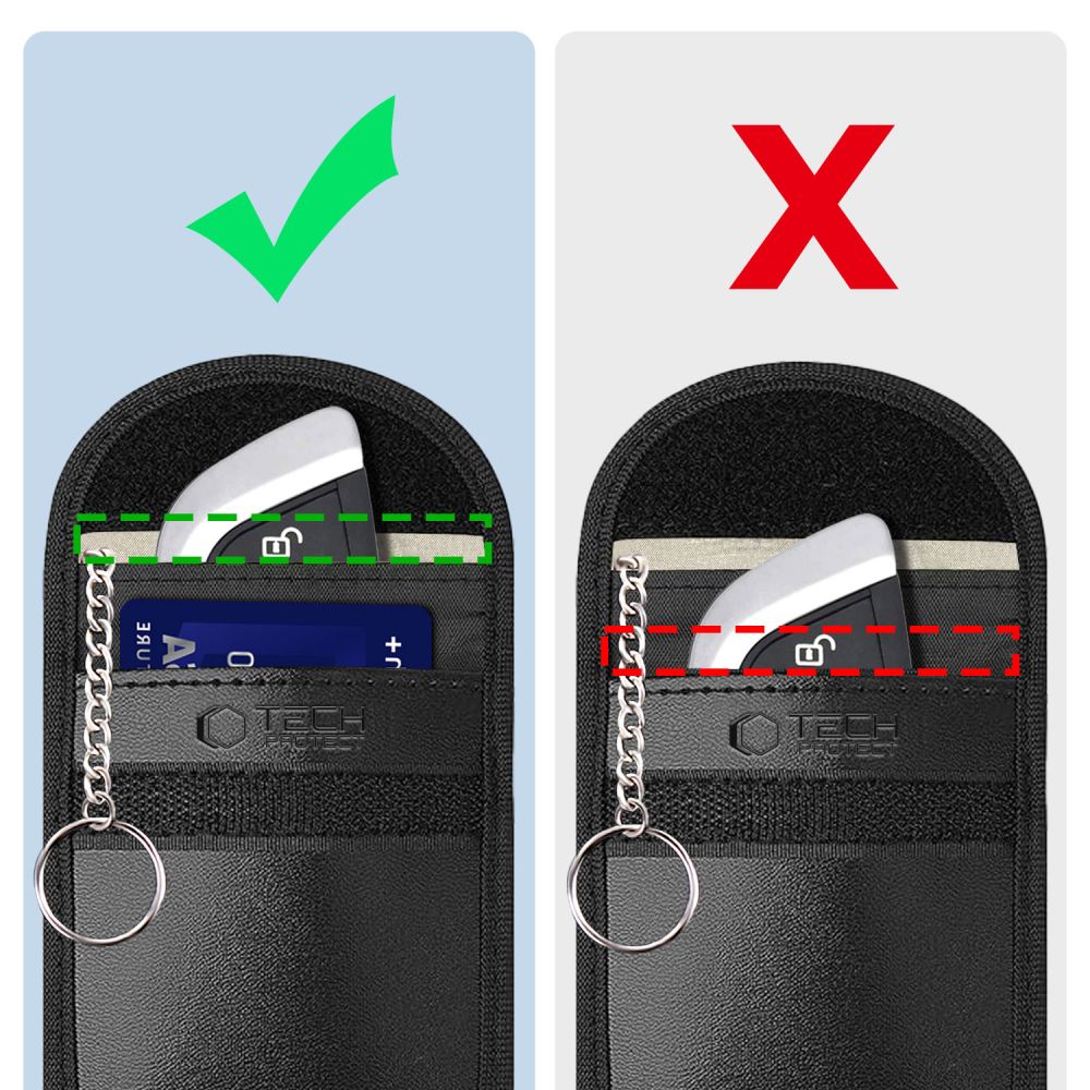 Tech-Protect Tech-Protect RFID Signalblockerande Fodral Svart - Teknikhallen.se