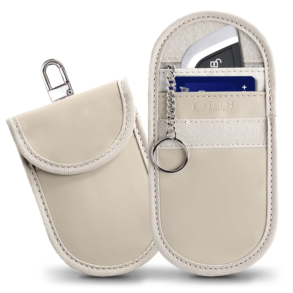 Tech-Protect Tech-Protect RFID Signalblockerande Fodral Caffe Latte - Teknikhallen.se