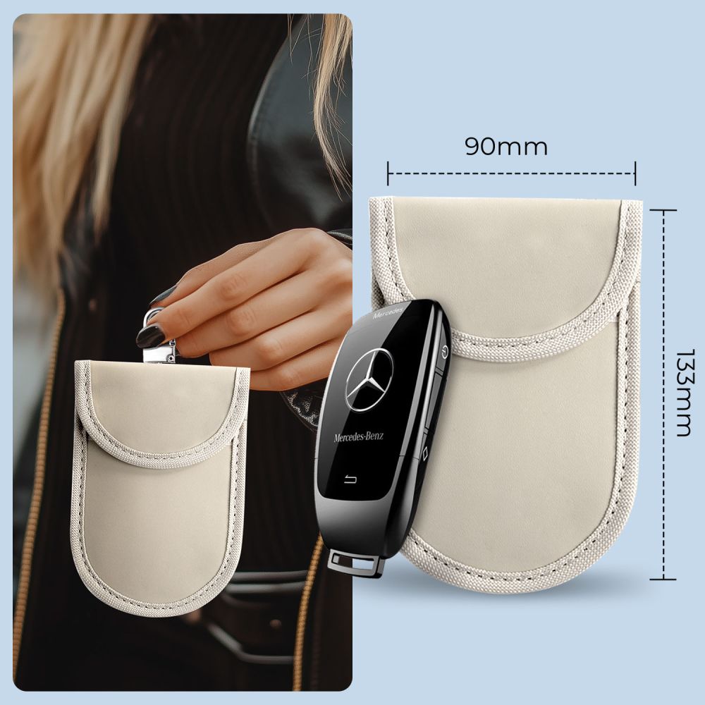 Tech-Protect Tech-Protect RFID Signalblockerande Fodral Caffe Latte - Teknikhallen.se