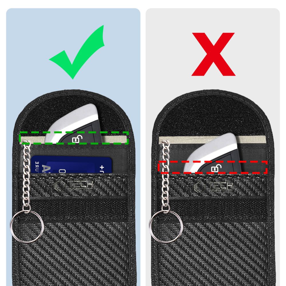 Tech-Protect Tech-Protect RFID Signalblockerande Fodral Kolfiber Textur - Teknikhallen.se