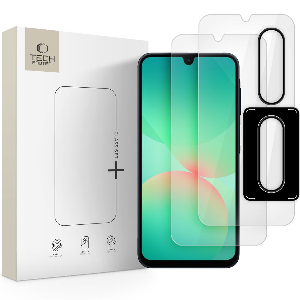 Tech-Protect Tech-Protect Galaxy A26 5G 3-PACK Skärmskydd / Linsskydd - Teknikhallen.se