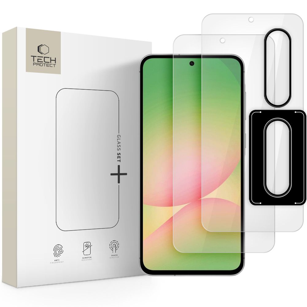 Tech-Protect Tech-Protect Galaxy A36 / A56 5G 3-PACK Skärmskydd/Linsskydd - Teknikhallen.se