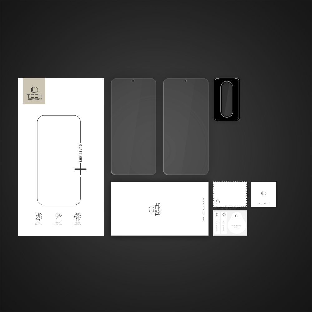 Tech-Protect Tech-Protect Galaxy A36 / A56 5G 3-PACK Skärmskydd/Linsskydd - Teknikhallen.se