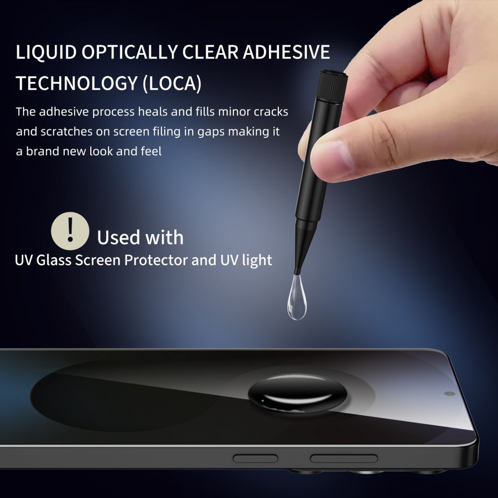 Tech-Protect Tech-Protect Redmi Note 14 Pro/Pro Plus 5G 2-PACK Skärmskydd UV - Teknikhallen.se