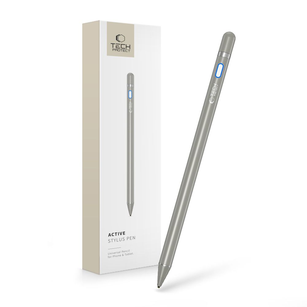 Tech-Protect Tech-Protect Active Stylus Touchpenna Titanium - Teknikhallen.se