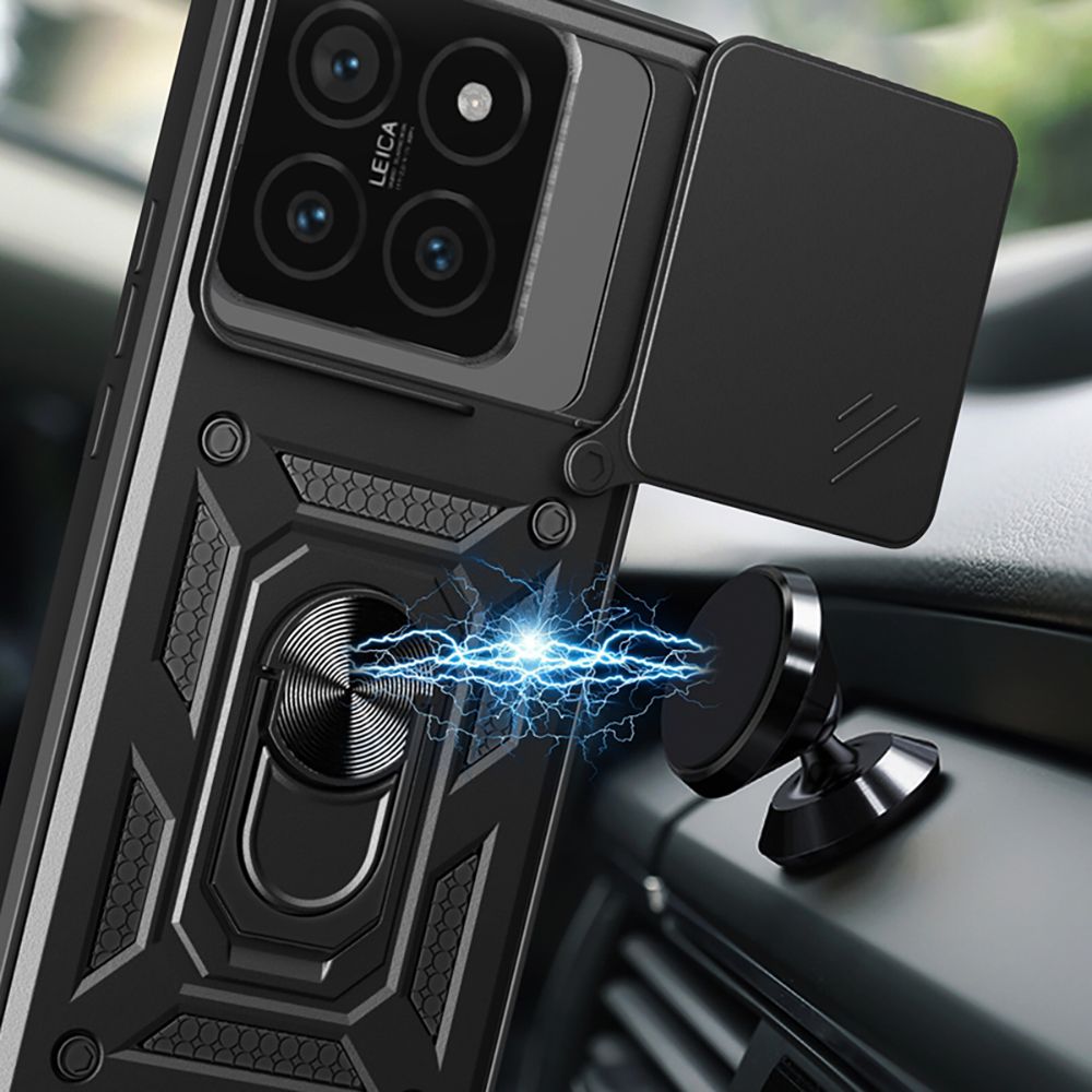 Tech-Protect Tech-Protect Xiaomi 14T Pro Skal CamShield Pro Svart - Teknikhallen.se