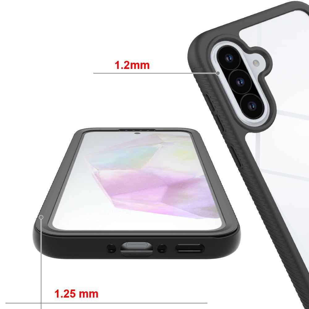 Tech-Protect Tech-Protect Samsung Galaxy A36 / A56 5G Skal Defense Svart - Teknikhallen.se