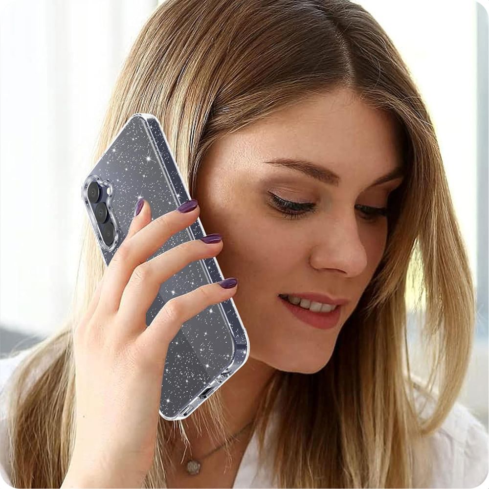 Tech-Protect Tech-Protect Samsung Galaxy A16 Skal FlexAir Glitter - Teknikhallen.se