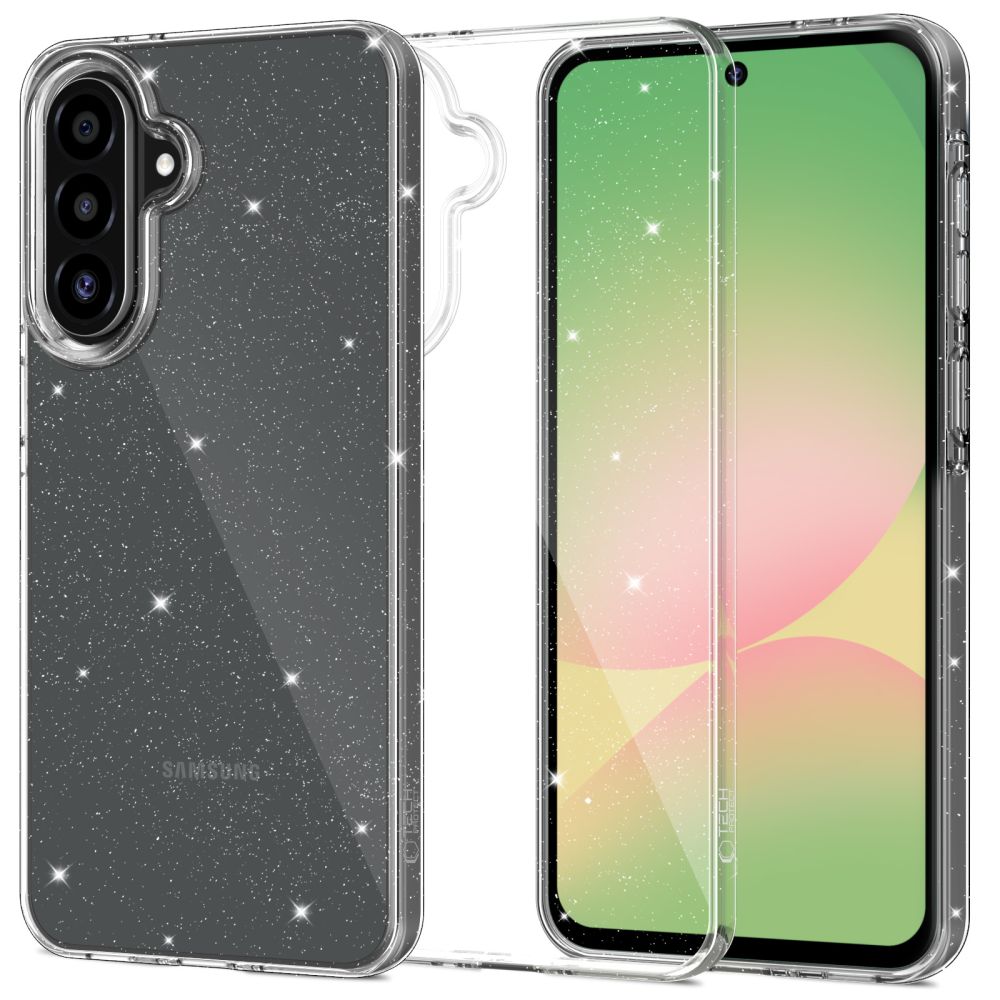 Tech-Protect Tech-Protect Samsung Galaxy A36 5G Skal FlexAir Glitter - Teknikhallen.se