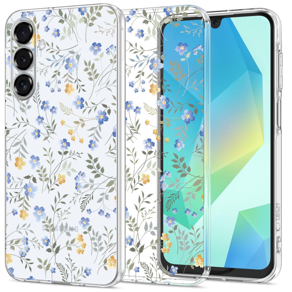 Tech-Protect Tech-Protect Galaxy A16 Skal FlexAir+ Spring Flowers - Teknikhallen.se