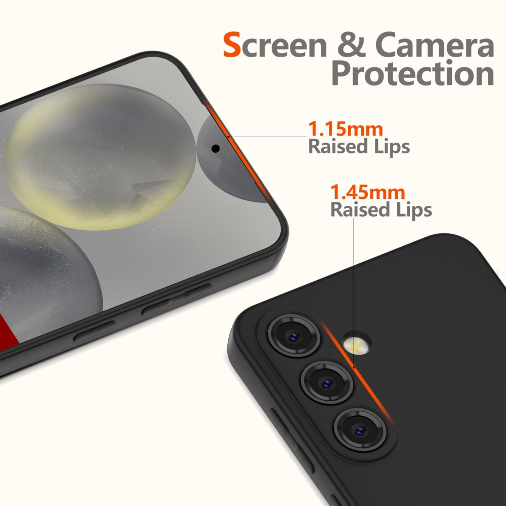 Tech-Protect Tech-Protect Samsung Galaxy A36 5G Skal Icon Svart - Teknikhallen.se
