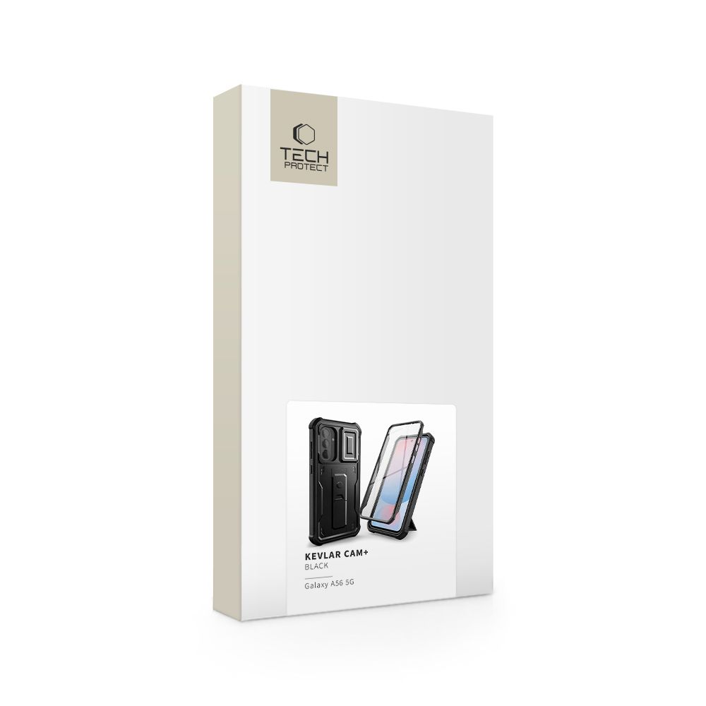 Tech-Protect Tech-Protect Samsung Galaxy A56 5G Skal Kevlar Cam+ Svart - Teknikhallen.se