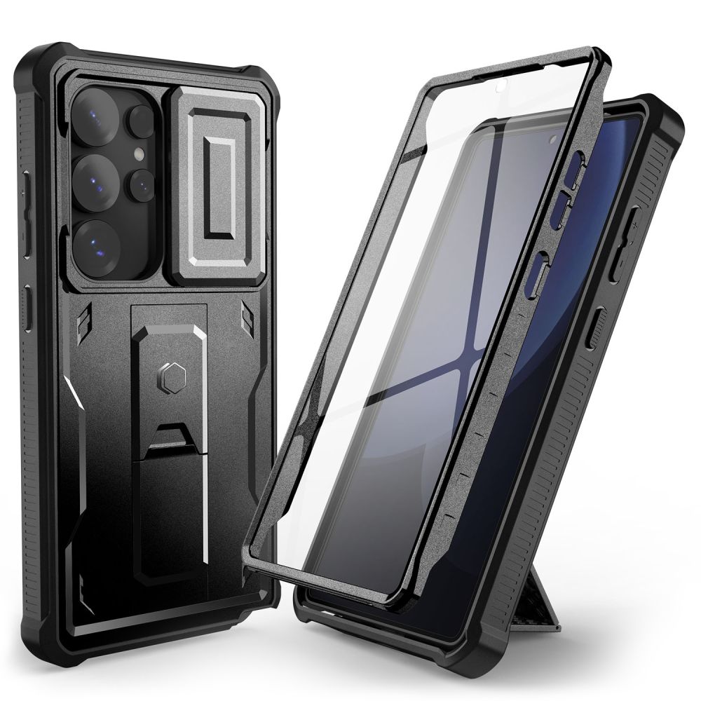 Tech-Protect Tech-Protect Samsung Galaxy S25 Ultra Skal Kevlar Cam+ Svart - Teknikhallen.se