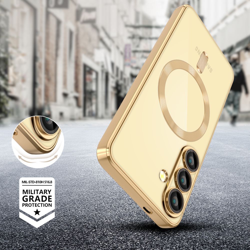 Tech-Protect Tech-Protect Galaxy A36 5G Skal MagSafe MagFlex Shiny Gold - Teknikhallen.se