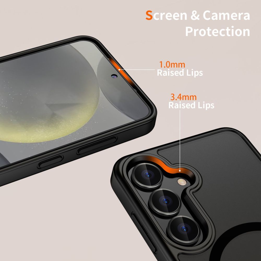 Tech-Protect Tech-Protect Samsung Galaxy A36 5G Skal MagSafe MagMat Svart - Teknikhallen.se