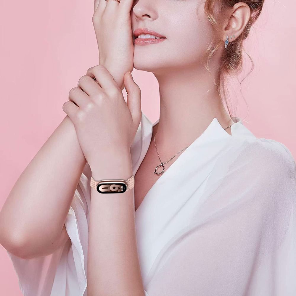 Tech-Protect Tech-Protect Xiaomi Smart Band 9/8 Armband NylonMag Svart - Teknikhallen.se