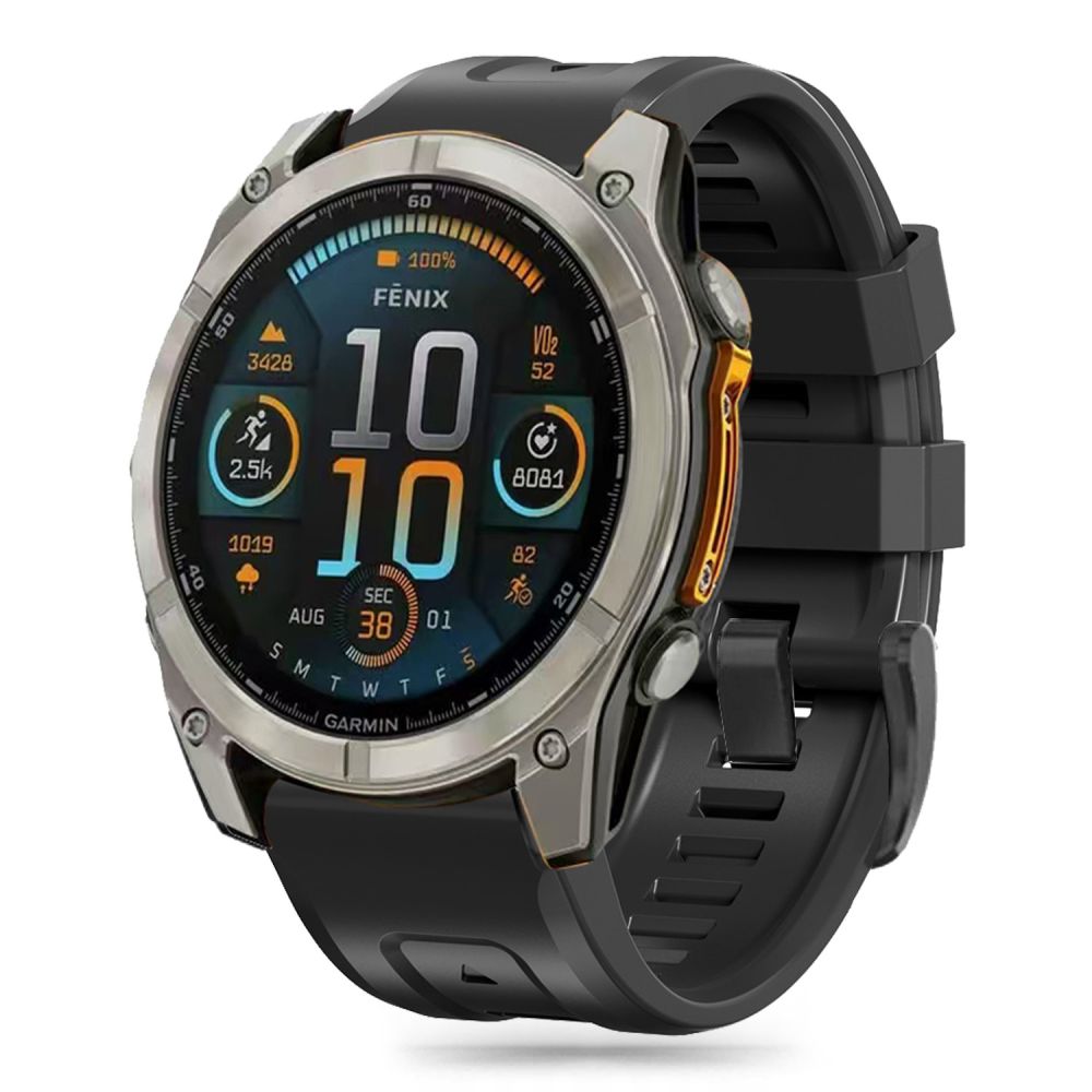 Tech-Protect Tech-Protect Garmin Fenix 20 mm Armband Silicone Svart - Teknikhallen.se